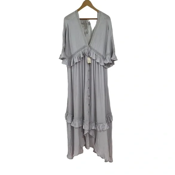 Free People Paradiso Maxi Dress Endless Summer Medium NEW - Picture 2 of 3